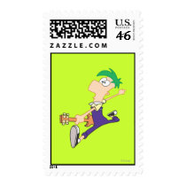 Ferb Rocking Out with Guitar stamps