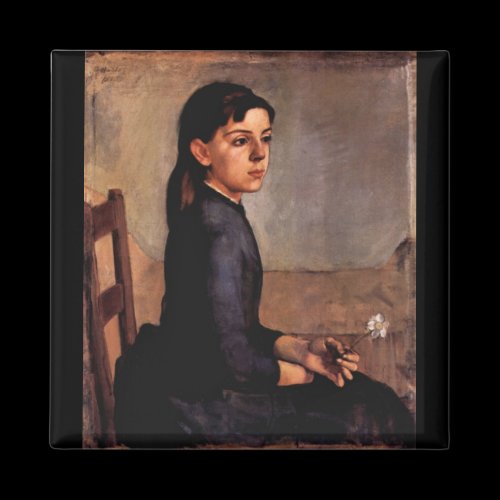 Ferdinand Hodler - Louise-Delphine Duchosal Refrigerator Magnet