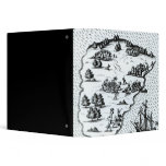 Ferdinand Magellan  Fighting Natives on Island 3 Ring Binder