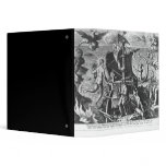 Ferdinand Magellan  on board his caravel, 1522 3 Ring Binder