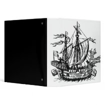 Ferdinand Magellan's boat 'Victoria' 3 Ring Binder