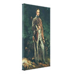 Ferdinand von Rayski - Max von Fabrice Gallery Wrapped Canvas