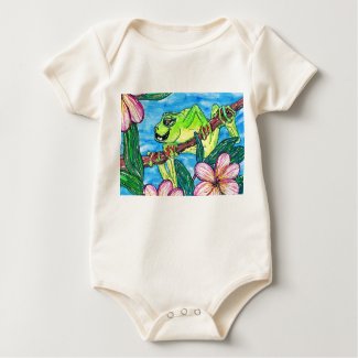 Fergus the Frog Infant Creeper shirt
