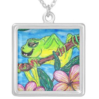 Fergus the Frog necklace necklace