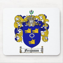 FERGUSON FAMILY CREST -  FERGUSON COAT OF ARMS mousepads