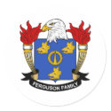Ferguson Family Crest stickers
