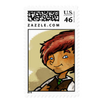 Fermata's Face Postage Stamp