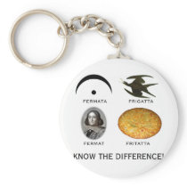 Fermatta: Know the Difference Keychain