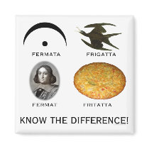 Fermatta: Know the Difference Fridge Magnet