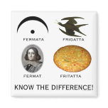 Fermatta: Know the Difference Fridge Magnet