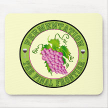 Fermentation of Grapes Mousepad