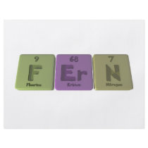 Fern  as Fluorine Erbium Nitrogen Flyer Design