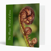 Fern buds vinyl binders