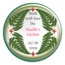 fern canning stickers