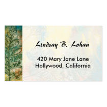 Fern Leaf Business Card Template