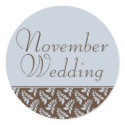 Fern · November Wedding Sticker sticker