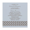 Fern · Wedding Program Card invitation