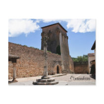 Fernán González Tower in Covarrubias Postcard