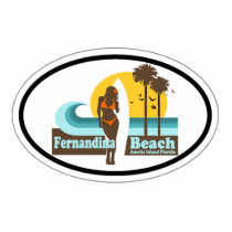Fernandina Beach. Acrylic Cut Outs
