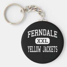 Ferndale - Yellow Jackets - Area - Johnstown Keychains