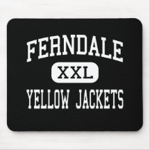 Ferndale - Yellow Jackets - Area - Johnstown Mouse Mat