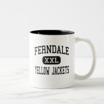 Ferndale - Yellow Jackets - Area - Johnstown Coffee Mug