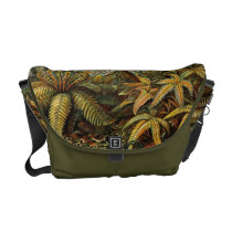 Ferns Botanical Print Messenger Bag