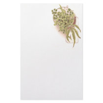 Ferns & Foliage Victorian Scrapbook Card stationery