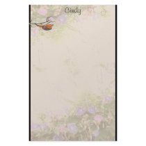 Ferns Morning Glory Stationery