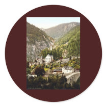 Fernstein Tyrol Austro-Hungary Round Sticker