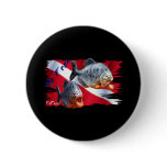 Feroshious Fish on Dive Flag Button