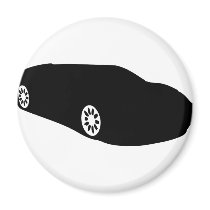 ferrari racing car auto black magnets