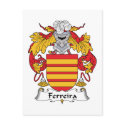 Ferreira Family Crest postcards