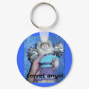 ferret angel keychains by ferret11 ferret angel keychains
