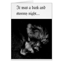 Ferret Black and White cards by lbaran Ferret Black and White cards