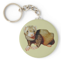 Ferret Drawing keychains