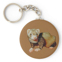 Ferret Drawing keychains