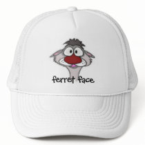 Ferret Face Hat by ticklemonkey Ferret Face Hat