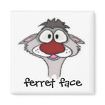 Ferret Face Magnet
