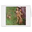 Ferret frolicking with angels cards