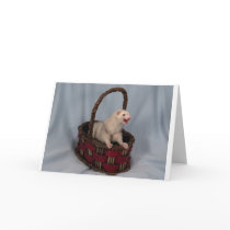 Ferret Greeting Card by chrisjo88 Ferret Greeting Card