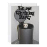 Ferret In Trashcan House Warming Party Invitation