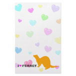 ferret letter propellant-actuated device stationery design