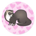 Ferret Love sticker