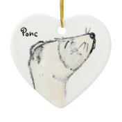 Ferret Picture Christmas Tree Ornaments
