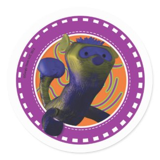 Ferret: Purple and Nine Sticker