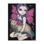 "Ferret with Butterfly Wings" Postcard