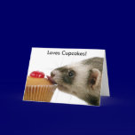 Ferrets Love Cupcakes cards