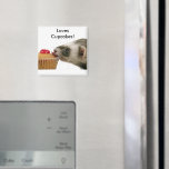 Ferrets Love Cupcakes Refrigerator Magnets