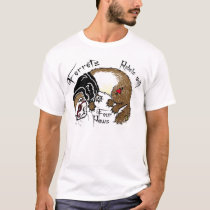 Ferrets: Rebels with Four Paws t-shirts by ferrettoons Ferrets: Rebels with Four Paws t-shirts
